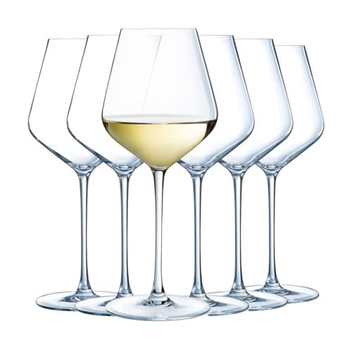 Cristal d'Arques - Kollektion Ultime - Weinglas 52cl, glänzend, und sehr widerstandsfähig, 6 Stück - verstärkte Verpackung, für den Online-Verkauf geeignet