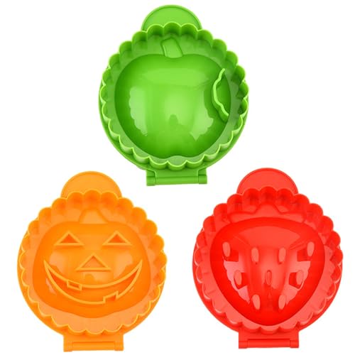 Cndiyald Mini -Kuchenhersteller, 3pcs Mini -Tortenform, Teig -Presse -Backformen, Handkuchenhersteller, Teigpressformen, kleine Tortenform, Press Handkuchenhersteller