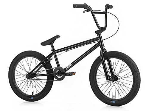 SIBMX Unisex – Erwachsene ST1 BMX, schwarz, 20" TT