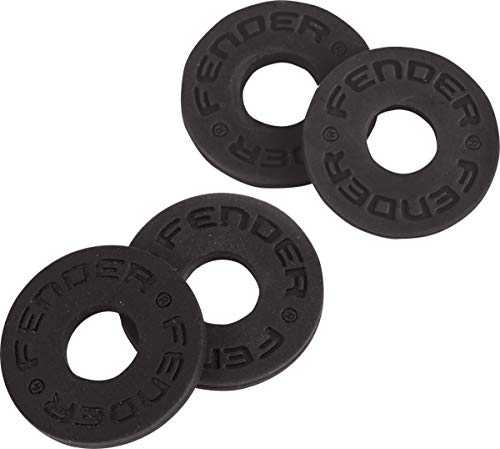 Fender »FENDER STRAP BLOCKS« Gurtsicherungs-System - 4er Pack - Farbe: Schwarz, 990819006