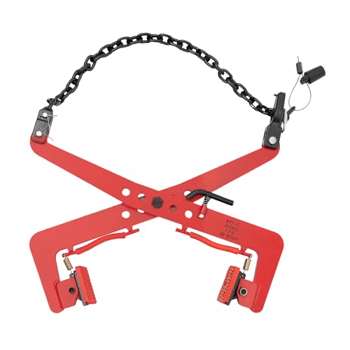 Bordsteinzange, Hebezange, Bordsteinträger,Versetzzange,Steinzange,Steinträger, Hebezange Bordstein,Steinträger Heber, Steingreifer Verstellbare Öffnung,Max Ziehkapazität 350kg (Rot, 9-17 Zoll)