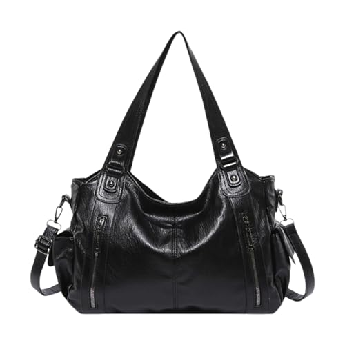 Tasche - PU Leder Schulterhandtasche, modische Carryall | Chic Large Cuts, übergroße Arbeit Satchel, Trendy Shopper -Tasche, elegante tägliche Tasche, Gelegenheitsverkehrsorganisator für Frauen