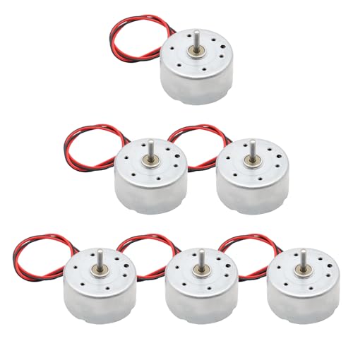 AYWHP 6 PCS Mini Elektromotor dc motor 3 V 1730 U/min für DIY Spielzeug, Windgenerator