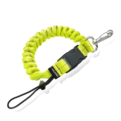 nitescuba Spiralkabel Spring Coil zum Tauchen,tauchen zubehör,Anti-Lost Spring Coil Lanyard mit Schnellverschluss-Schnalle für Unterwasserkameras und Tauchblitzlichter