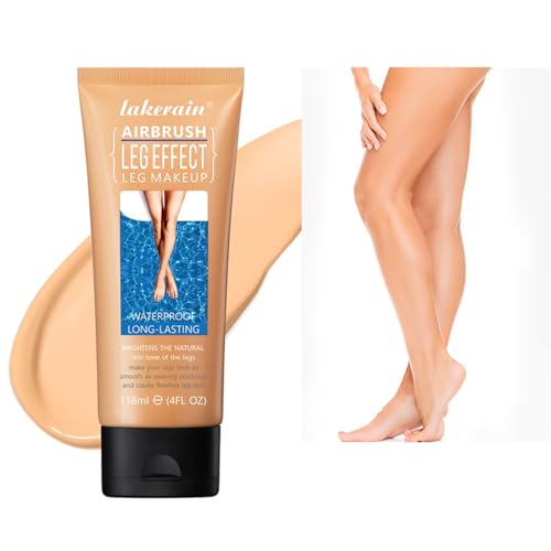 Sugeru®Bein Make Up Wasserfest Lotion | Besenreiser Abdecken, Körper Make Up Wasserfest | Beintattoo Wasserdicht und Langlebig Abdecken | Narben Abdecken Wasserfest, Krampfadern Abdecken (02, 118ml)