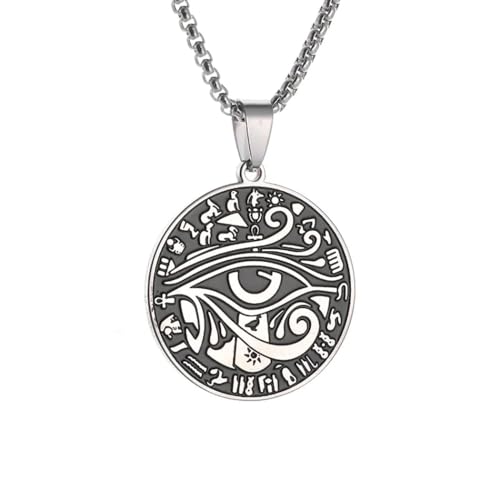 Amulett mit Anhänger für Herren, antikes ägyptisches Auge des Horus