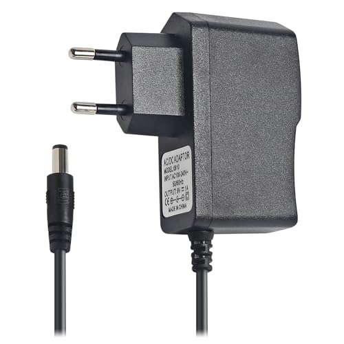 DMX Konsole Zubehör 9V DC Netzteil, 9V Gitarre Pedal Netzteil, 9 Volt 1000mA Ladekabel für Klavier Keyboard, Gitarre Effekte Pedal Adapter Mittlere Negative Elektrode