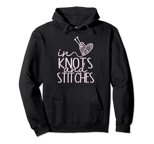 In Knots and Stitches Bekleidung - Stricken Garn Nähcafe Pullover Hoodie