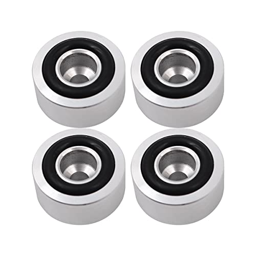 Tiardey 4 STÜCKE Audio Verstärker Füße 20x10mm Aluminiumlegierung Audio Lautsprecher Anti Vibration Füße Pad Ständer für CD Player Audio