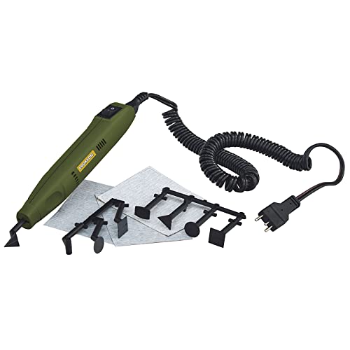 Proxxon 28594 Penschleifer PS13 12 Volt Gerät mit Schleifeinsätzen und Schleifpapier