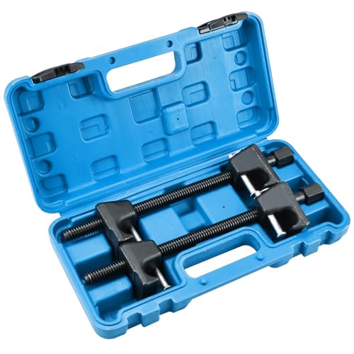 BOOMSTART Federspanner für Macpherson, Federbeinklemmen, Aufhängung von Auto, LKW, Garage, Werkzeug, Automobilwerkzeug, Blau, 2 Stück