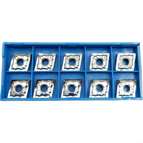 10 Stück CNMG120402HA H01 Einsätze für Drehprozesse aus Aluminiumlegierung