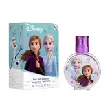 Frozen II Parfüm für Kinder: Eau de Toilette im schönem Glasflakon und Krönchenverschluss mit Anna & Elsa, Duft für Mädchen (30ml)