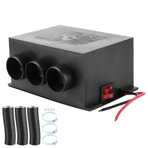 12V Drei-Loch-Autoheizung USB-Stecker Konstanttemperaturheizung Autoheizung Tragbare Winterheizung Wärmer Windschutzscheiben-Entfroster Nebelentfernung Auto-Demister