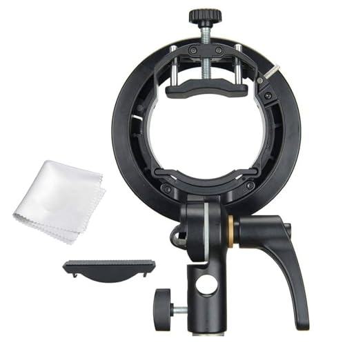 Godox S2 Bowens Blitz Bracket für GODOX V100 V1 Pro AD200 Pro II RS60R RS60BI AD400Pro AD100Pro V860II TT685 TT600 TT350, auch kompatibel mit Sony Canon Nikon Blitzgeräte