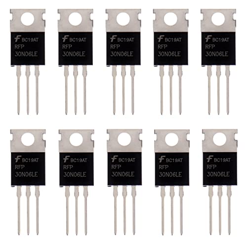 BOJACK RFP30N06LE MOSFET 30 A 60 V RFP30N06LE N-Kanal-MOSFET-Transistoren TO-220 (Packung mit 10 Stück)