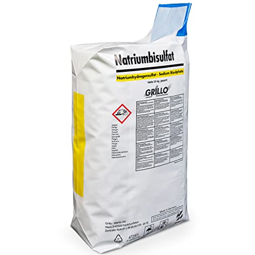 Grillo pH-Minus Granulat, pH-Senker zur Pool-Wasser-Pflege, leicht löslich, effektive pH-Senkung - 25kg