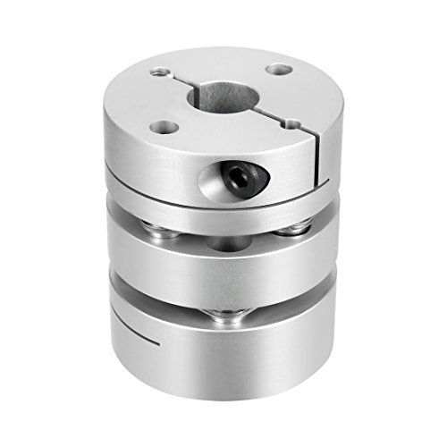 sourcing map 10mmx14mm Klemmdichter Motor Wellen Schaft Doppel Membran Kupplungskoppler DE de