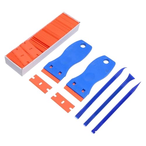 Sticker Scraper | Glasaufkleber Entferner - Präzisionsgeschliffenes Rostfreies Reinigungswerkzeug mit Ergonomischem Griff für Autolack & Karosseriepflege