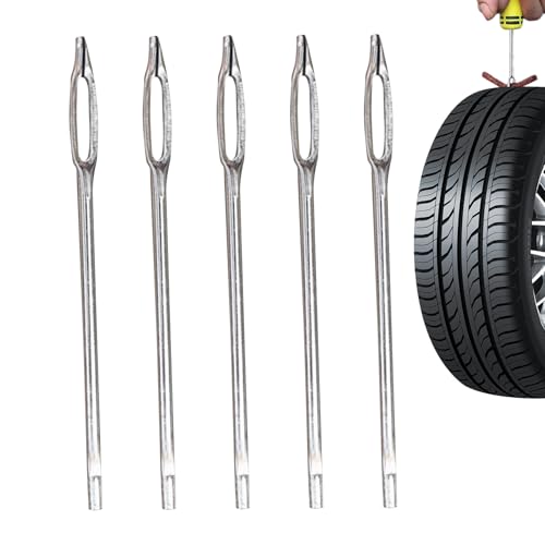 Hochleistungs -Reifen -Plug -Werkzeug - Split Eye Insertion Tool für Flache Reifenreparatur | Tire Patch Kit für LKWs, Autos, schnelles Pünktungs -Fix -Kit für Reisen, Autogeschäfte un