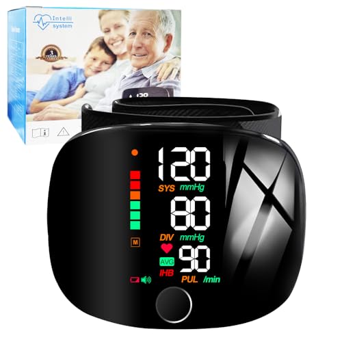 ANKUY Blutdruckmessgerät,Automatisches blutdruckmessgerät handgelenk mit Speicher blutdruckmessgerät handgelenk, Positionierungssensor für genaue Messung blood pressure monitor