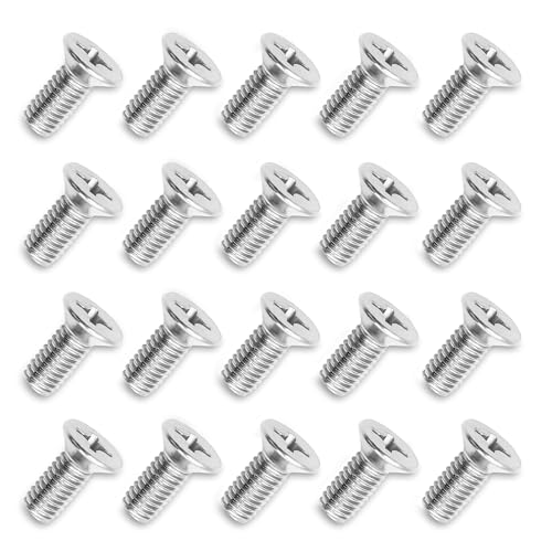 20 Stück Rotor Schrauben für Bremsscheiben Auto, Auto-Bremsscheiben Schrauben Edelstahl Rotorschrauben Bremsscheibenschraube 93600-06014-0H Rotor Screw