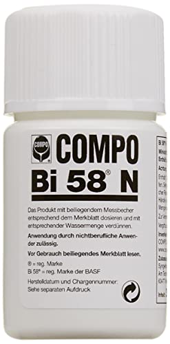 COMPO Bi 58 N gegen saugende und beißende Insekten an Zierpflanzen, Gemüse und Erdbeeren, Effektiv Blattläuse bekämpfen, Insektizid, Konzentrat, 30 ml