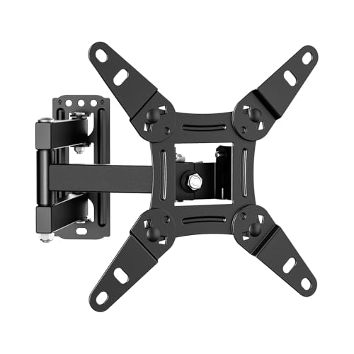 GRIFEMA GB1008-2 TV Wandhalterung Fernseher für 13-43 Zoll, Fernseher Halterung Schwenkbar Neigbar Ausziehbar Universal, bis zu 20kg, Max. Vesa 200x200mm, TV Halterung 180 Grad Drehbar
