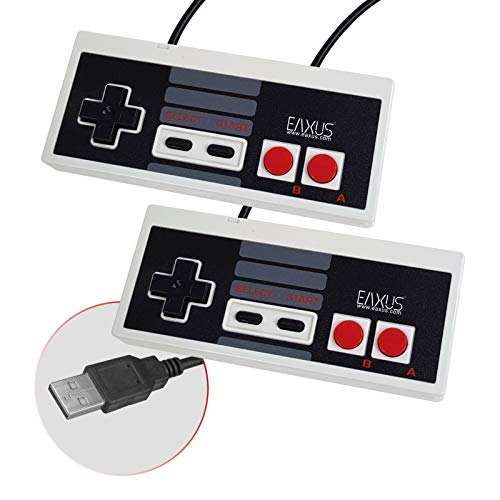 Eaxus® USB Controller im Classic Design - 1,8m Retro USB Gamepad