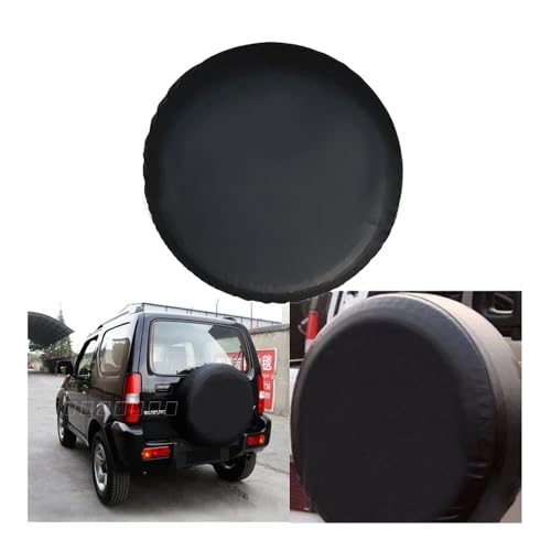 Universal-Ersatzreifenabdeckung für Allradantrieb, 4 x 4, Schwarz, passend für Reifen (43,2 cm)