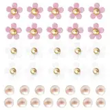 35 Stück Crocs Stecker, Blumen Schuhanstecker für Crocs Anstecker Pins Schuh Charms Abnehmbar Schuhanhänger für Mädchen Frauen Kinder