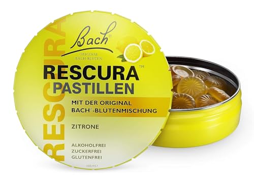 Bach RESCURA Bachblüten Pastillen Zitrone I 50 g I Bachblütenmischung für unterwegs I ehemals Rescue das Original
