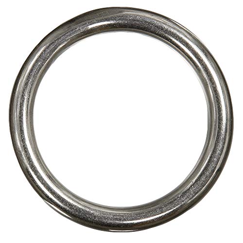 1 Stück Ring 12 x 70 mm geschweißt, poliert - Edelstahl A4