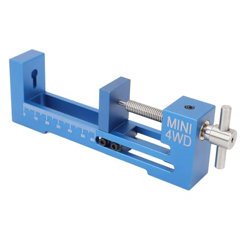 ZAICOLER RC-Auto-Reifenmontagegerät, Allradantrieb-Reifenlader, Aluminiumlegierungs-Reifenmontagegerät, Radlader-Reifenmontagegerät, Einfache Installation für RC 4-Rad (Blue)