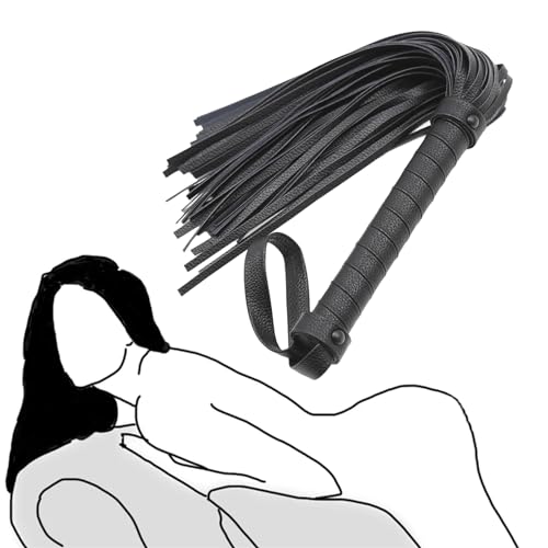 Flogger & Peitschen Sex SM, Flogger Sex Leder, Bdsm Peitschen Sex Hart, WUUDOA Peitsche Sex Weich, Sex Peitsche für Die Frau, Spielzeug Extrem Sklavin