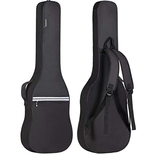 CAHAYA Elektrische Gitarre Gig Bag E-gitarrentasche Wasserfest mit reflektierenden Bändern, passend für 40 Zoll E-Gitarre CY0225