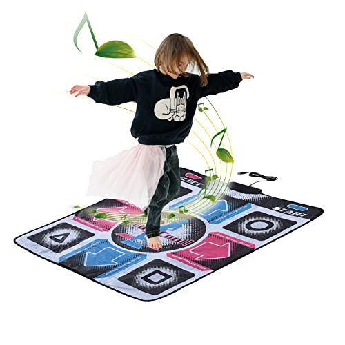 Yanmis Tanzmatten, rutschfeste, strapazierfähige, verschleißfeste Tanzschritt-Tanzmatten-Pad-Tänzerdecke t mit USB für PC-TV-Spiel, Tanzspiele, TV-Tanzpad-Tanzmatte