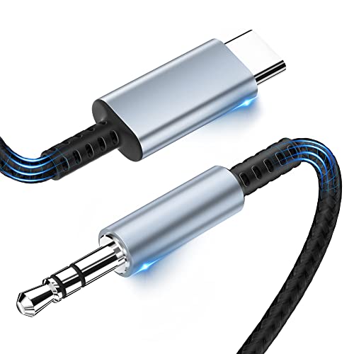 CKCN USB C auf Klinke AUX Kabel 1,2M, USB C auf 3,5mm Jack Klinke Kabel für Sam Sung Galaxy S23/S22/S21/Note10, USBC auf Aux Cabel Auto Handy für Hua-wei P40/P30/Mate 30