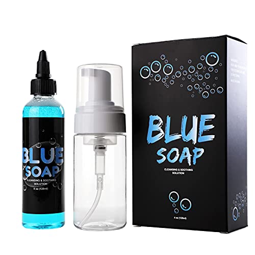 Stigma Tattoo blaue Seife, hochkonzentrierte neutrale Seife 120ml/4oz Waschen Reinigungsseife, Flüssigseife für Tattoo und Hand wäschet TS301EU-4OZ-3A
