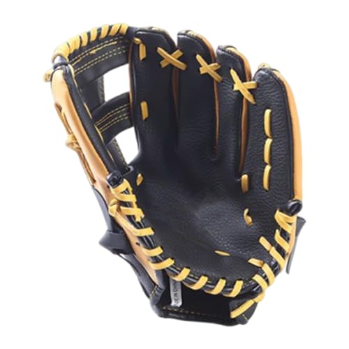 Baseball-Handschuh, weicher Trainingshandschuh, Leder-Outfield-Softball-Handschuhe, bequemer Griff, für Rechtshänder, ideal für Jugendliche und Erwachsene, Ballsport, Übung, Spieltraining