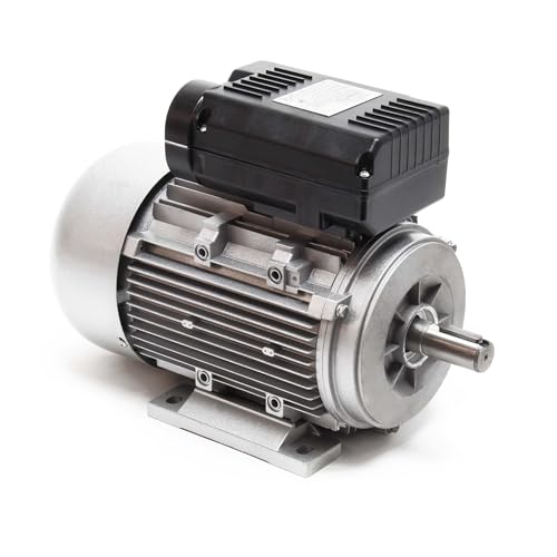 Wiltec Profi Elektromotor 230 V 2,2 kW (3 PS) 1-phasig 2-polig E-Motor mit Anlaufkondensator 2850 U/min und Kupferwicklung