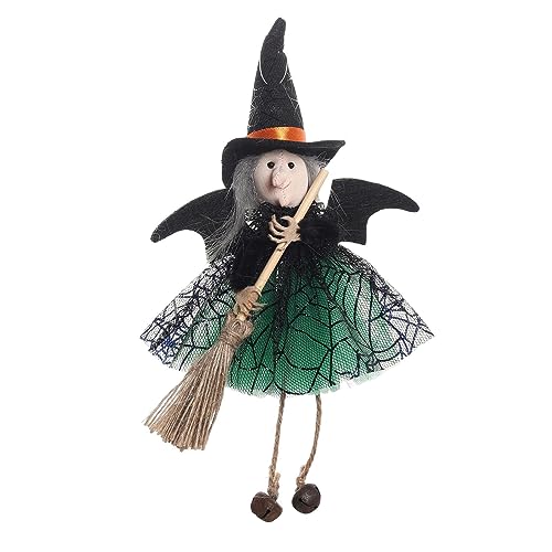 Halloween Hexe Dekoration Fenster zum Aufhängen Halloween Dekoration Hexe Figur 24 cm Halloween Ornament Baum Dekoration