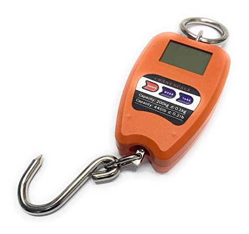 TEMPO DI SALDI Professionelle Digitalwaage für Industrie, Haken Dynamometer, max. 200 kg, SONSTIGES