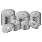 M5 Unterlegscheiben Set, 50 Stück groß Unterlegscheiben M5x25, 304 Edelstahl Flache Beilagscheiben, Karosseriescheiben, Sicherungsscheiben für Schrauben Muttern Gewindestange Flat Washers