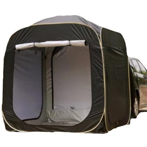 bairuibin Auto Zelt für Isuzu D-MAX 2012-2019,Outdoor Zelt,Car Tent,Zelt für Reisen,Tarp für Auto,Zelt für SUV,Outdoor Shelter,Black