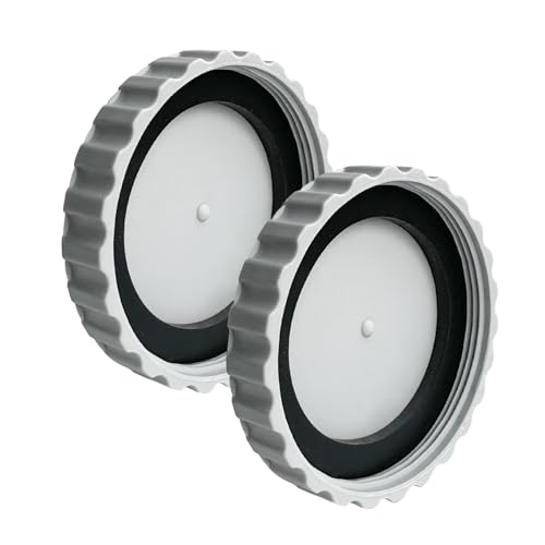 2pcs Winterverschluss Set für Pools，frostsicher & dicht，Winterstopfen für Anschlüsse mit passenden Dichtungen（grau）