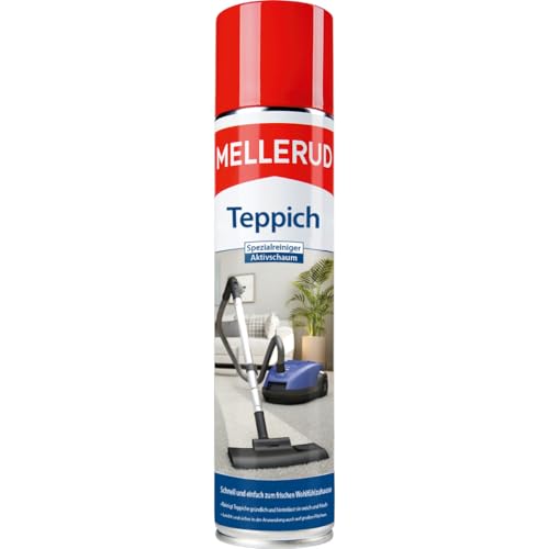 MELLERUD Teppich Spezialreiniger Aktivschaum | 1 x 400 ml | Teppichreiniger für Schmutz & Flecken | zur gründlichen Schmutzentfernung | Geruchsbeseitigung