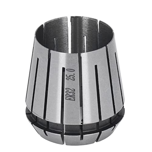 Federspannzangenfutter, Spannzangenfutter, Federspannzange, Hartmetall ER32, Klemme, Drehmaschinenzubehör für Fräsmaschinen (D = 25 mm)