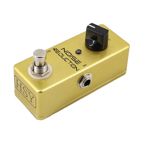 Btuty Gitarrenpedal, Rauschunterdrückung, Effektpedal für E-Gitarre, Eingangs-/Ausgangsschnittstelle, Mini-Effekt zur Geräuschreduzierung der Gitarre