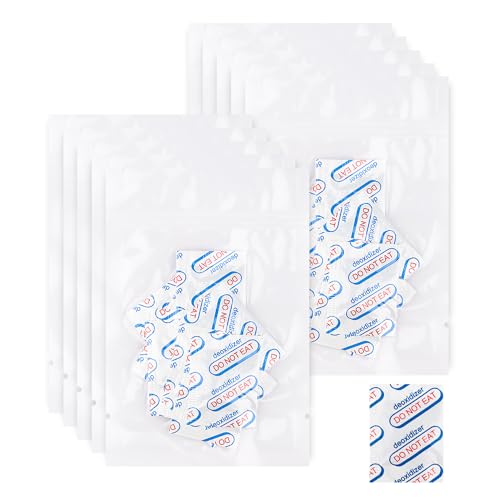 100 Packungen 100 cc Sauerstoffabsorber, Lebensmittelqualität Sauerstoffabsorber für langfristige Lebensmittelaufbewahrung, Lebensmittelkonservierung, Dehydrierung von Lebensmitteln in